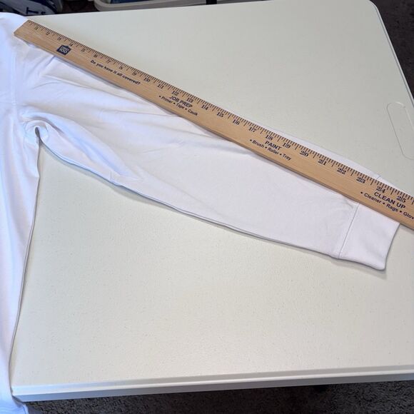 Members Mark Stretch Pique Polo Classic Fit Long Sleeve Shirt Mens XXL White NWT - Picture 10 of 13